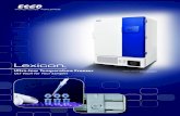 Ultra-low Temperature Freezer Lexicon Ultra-low ... · Ultra-low temperature (ULT) freezers are widely used in scientific research for long-term storage of samples. As ULT freezers