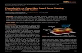 Piezoelectric vs. Capacitive Based Force Sensing in ... · S. Gao et al.: Piezoelectric Versus Capacitive-Based Force Sensing in Capacitive Touch Panels II. PIEZOELECTRIC FORCE SENSING