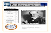 DEPARTMENT OF PSYCHOLOGY II CAL STATE FULLERTON Psychology Newsletterpsych.fullerton.edu/pm12/Newsletter/NLNOV.pdf · Psychology Newsletter November Edition, 2017 Inside this issue: