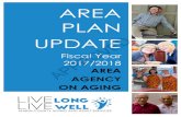2017/2018 Year AGENCY AREA ON AGING 2017/ · Marin County Area Agency on Aging (AAA). This Fiscal Year 2017 – 2018 Update is the first update of the four year planning cycle, as