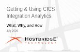 Getting & Using CICS Integration AnalyticsInsurer used the findings to get ISV to change the application! Adding 1 vehicle to a policy spawned… 7K DB2 calls, in turn spawning…