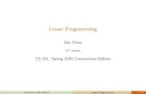 Linear Programmingecprice/courses/331/slides/04...Linear Programming General way of writing problems: maximize linear function subject to linear constraints. Developed 1939 by Leonid