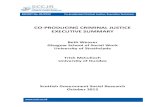 Co-producing criminal justice - SCCJRengagement, or co-production, which distinguish between individual forms of co-production and group and collective forms (Bovaird and Loeffler