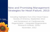 New and Promising Management Strategies for Heart Failure ...€¦ · Barry Massie, M.D., UCSF • CLP = cross-linked polyelectrolyte, used to absorb water and electrolytes in the