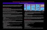 Disaster Preparedness - cdn.ymaws.com€¦ · Disaster Preparedness. producers, or other transportation providers to establish a network of available and reliable resources that will