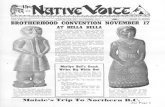 The Native Voice | Official Organ of the Native ...nativevoice.ca/wp-content/uploads/2018/07/5411v08n11.pdfThe article, entitled "The Lake Will Listen and Understand," drew this comment