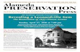 Jim Smallman, Alameda Preservationist Revealing a ...AAPS SCHedULe of eVeNTS 2016 Sponsored by the Alameda Architectural Preservation Society (AAPS). AlAmedA museum lecture series