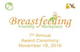 Maryland Breastfeeding Coalition - th Annualmdbfc.org/wp/wp-content/uploads/2016/11/BCBF2016... · 2016. 11. 20. · to environment, to lactation support, my village has helped make