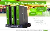 Cutlerease ™ Dispensing System · 7/19/2019  · Cutlerease ™ Dispensing System Countertop cutlery dispensing system for: • Improved Hygiene • Space Savings • Efficient