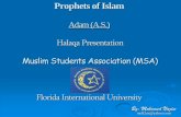 Prophets of Islam...Why on the intro page it says prophets of Islam? There has always been one religion on this earth. From the time of prophet Adam (As) till today one true religion