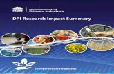 NSW DPI Research Impact Summary...NSW DPI is the highest ranked State government agency in the field of agricultural sciences in Australia. NSW DPI is unusual in this top 10 cohort