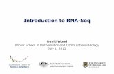 Introduction to RNA-Seq - Bioinformaticsbioinformatics.org.au/ws13/wp-content/uploads/ws13/sites/3/Full... · Design Experiment Sample Acquisition Field / Clinic / Lab Validation