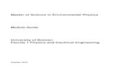 Master of Science in Environmental Physics Module Guide ......Master of Science in Environmental Physics . Module Guide . University of Bremen