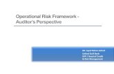 Operational Risk Framework · •Effective Operational Risk framework needs all three defence lines working in coordination with each other •Risk, Compliance and Internal Audit