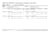 DRIE TAC REPORT: TAC Issued in Calender Year 2016 BBL: 4 ... · Docket # App # Months Included in this TAC # of Months Monthly TAC Amount Total TAC for this Tax Period TAX Period
