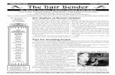 New The Hair Bender Bender... · 2014. 5. 9. · The Hair Bender — APRIL-MAY 2014 1 APRIL-MAY 2014 Volume I, Issue 3 The Monthly Newsletter of ROMAN HOLIDAY HAIR DESIGN Our Stylists