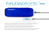 USER MANUAL - NUWAVE CPAP Sanitizer · 2019. 6. 4. · 2 within the sanitizing chamber). Instructions for Use: The NUWAVE® is compatible with all CPAP masks, humidifiers and tubes