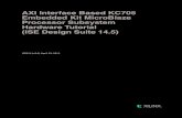 Xilinx UG914 AXI Interface Based KC705 Embedded Kit ......AXI Interface Based KC705 Embedded Kit MicroBlaze Processor Subsystem Hardware Tutorial (ISE Design Suite 14.5) UG914 (v2.0)