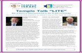 Temple Talk “LITE”€¦ · Close To You, Carpenters, Bacharach/David – Songwriters, Jewish 3. Chains, either Cookies or Beatles, Gerry Goﬃn/Carole King – Songwriters, Jewish