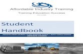 Student Handbook · CERTIFICATE III IN LANDSCAPE CONSTRUCTION- AHC30916 CERTIFICATE III IN CONCRETING-CPC30313 CERTIFICATE II IN RESOURCES AND INFRASTRUCTURE WORK PREPARATION –