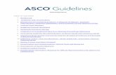 2. 3. 4. 5. 6. 7. 8. 9. - ASCOMethodology Manual TABLE OF CONTENTS 1. Background 2. Guideline Topic Prioritization 3. Mechanisms for Providing Guidance: Traditional Guidelines, Guideline