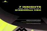 7 INSIGHTS - Millennia Business Academy · 3/7/2017  · fledgling start-ups with three staff to employing more than 350 people globally. With customers including corporations and
