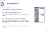 Asset Management - az817975.vo.msecnd.net · Definition of asset management goals. Consistency of risk management approach. Define interactions with other systems. 4. General ...