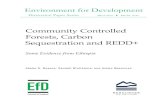 Community Controlled Forests, Carbon Sequestration and ... ... carbon stocks in developing countries
