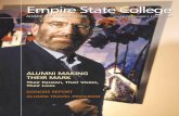 Empire State College...DONORS REPORT ALUMNI TRAVEL PROGRAM ALUMNI MAKING THEIR MARK Their Passion, Their Vision, Their Lives Empire State College ALUMNIANDSTUDENTNEWSALUMNIANDSTUDENTNEWS