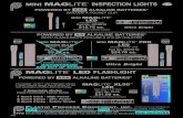 MAGLITE LED FLASHLIGHT - PPE · MAGLITE ® LED FLASHLIGHT MAGLITE®The Maglite XL50™ LED AAA size = 4.8" long ® XL50™ LED Flashlight delivers a sleek, tactical design and is
