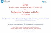 MPSR - UBI -Pedro Vaz-MPSR-presen… · Mestre em Proteção e Segurança Radiológica. MPSR Scientific and technical topical areas Radiobiology and biological effects of ionizing