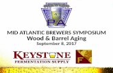 MID ATLANTIC BREWERS SYMPOSIUM Wood & Barrel Aging€¦ · 08/09/2017  · Wood & Beer A Brewer's Guide Dick Cantwell & Peter Bouckaert Brewers Publications June 7, 2016 228p ISBN-10: