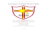 St. Gregory’s Catholic Science College...ST GREGORY’S CATHOLIC SCIENCE COLLEGE Page 3 of 14 Mission Statement For God the Best and Greatest. We are: Called to be and do our very