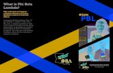 What is Phi Beta Lambda? · 2019. 8. 5. · Louisiana Phi Beta Lambda Future Business Leaders of America-Phi Beta Lambda What is Phi Beta Lambda? PBL is the post-secondary/ collegiate