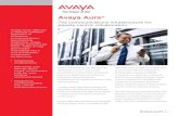 Avaya Aura - Techmode · architecture, Avaya Aura unifies media, networks, devices, applications and presence across a common infrastructure. Users know who is calling, e-mailing,