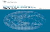 reducing a ustralia’s greenhouse gas emissions— targets ... · This is the final report of the Climate Change Authority on its Targets and Progress Review. The Climate Change