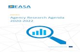 EASA Research Agenda 2020 · TRN-02 Competency Based Training and Assessment (CBTA) Within pilot training domain, prepare the move towards less prescriptive hour requirements and