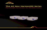 The All New HarmoniXX Series - APE · Conversion Efficiency THG 10 % (fs), 3 % (ps)* SHG 20 % (fs), 10 % (ps)* *depends on laser model / pulse duration Walkoff Compensation Built-in