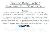 Study on Bose-Einstein Condensation of Positronium...Ps cooling SHG THG EOM2 Sideband Generator Ti:Sapphire EOM1 Frequency Shifter 1.23 PHz(by THG) 410 THz 820 THz injection seeded