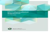 NUI Matriculation Regulations · Undergraduate courses in Medicine, Pharmacy & Physiotherapy, and related postgraduate courses in Health Sciences. 2.6 Institute of Public Administration