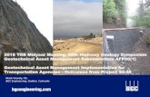 2018 TRB Midyear Meeting, 68th Highway Geology Symposium … · 2019. 7. 27. · 2018 TRB Midyear Meeting, 68th Highway Geology Symposium Geotechnical Asset Management Subcommittee