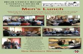 HIGH STREET ROAD Mount Waverley Men’s Lunch… · 2019. 4. 10. · Men’s Lunch Held on the first Tuesday of each month at 11 45 am until 2 pm in the Church Fellowship area of