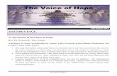 The Voice of Hopehopelutheranpsl.org/wp-content/uploads/2018/08/The-Voice...The Voice of Hope 2 • Some very gifted people don't work well with others. They are solo performers. They'll