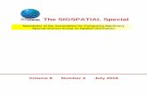 New The SIGSPATIAL Special · 2018. 11. 30. · geosocial data is, however, not limited to the scientiﬁc community. For instance journalists use geotagged data to measure popularity