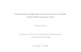 Estimating the Migration of Puerto Ricans to Florida Using ... Reports/puerto... · from Puerto Rico to Florida minus flight passengers from Florida to Puerto Rico – on the other