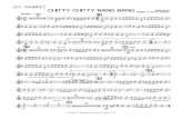 Chitty Chitty Bang Bang1st Trumpet Copyright © This Arrangement Wesley Kendrick 2017 f mf Allrgro h=120 [A] f 1. 2. mf [B] [C] f f 1. 2. [D] [E] f ff [F] Irwin Kostal arranged by