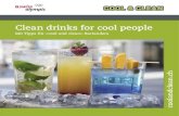Clean drinks for cool peoplecf2a1e43-2672-420d-9f3b-8d29… · Clean drinks for cool people Mit Tipps für «cool and clean»-Bartenders coolandclean.ch. Die attraktive «cool and