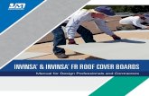 INVINSA & INVINSA FR ROOF COVER BOARDS · This table shows that 922 SQs of ¼" Invinsa can ship per standard flatbed compared to only 272 SQs to 376 SQs of ¼" gypsum products per