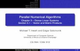 Parallel Numerical Algorithmssolomonik.cs.illinois.edu/teaching/cs554/slides/slides_05.pdfParallel Algorithm Scalability Parallel Algorithm Partition For i= 1;:::;n, ﬁne-grain task