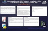 Intermediate Outcomes of the Treatment of Dorsal Bunions of ...of a dorsal bunion and had surgical treatment of the disorder. Sixty five percent of the time we were able to obtain